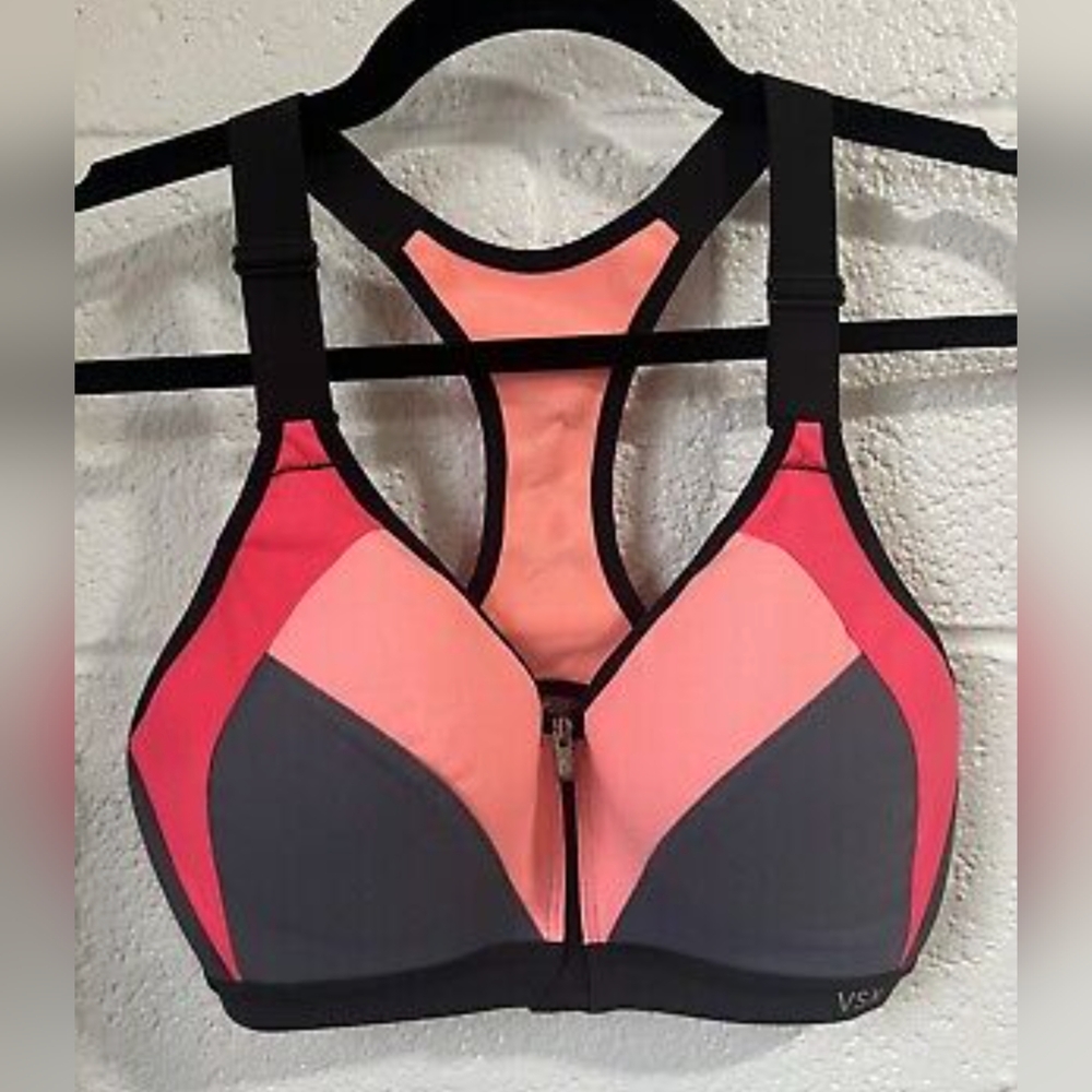 Victoria's Secret Front Clasp Sports Bra Size 34D